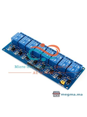 Achetez Module Relais 8 Canaux 5V - Arduino & Raspberry Maroc
